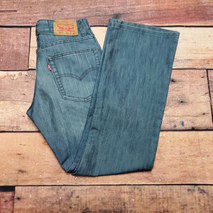 Levi's 527 Bootcut Jeans Size 16 Slim 26 x 28